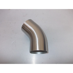Stainless tube bend 76x2 45° 304L